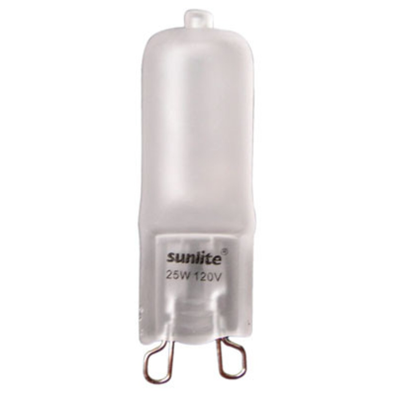 SUNLITE 25w 120v T3.5 G9 Bright White 3200k Frosted Single Ended Halogen Light Bulb